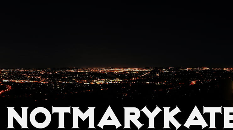 NotMaryKate Font