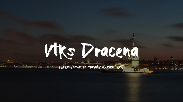 Vtks Dracena Font