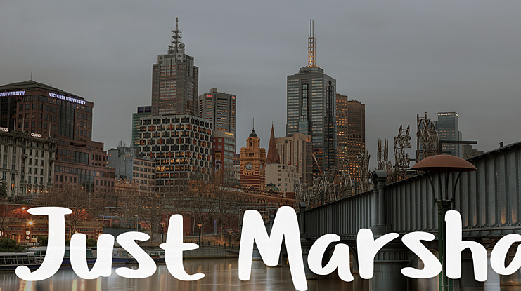 Just Marsha Font