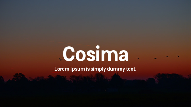 Cosima Font