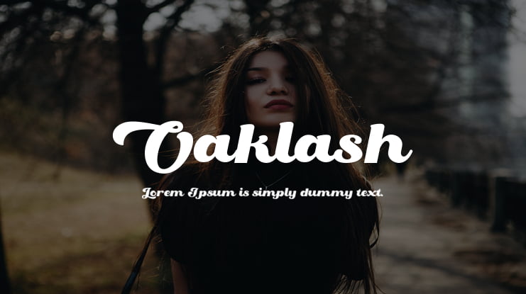 Oaklash Font