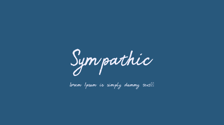 Sympathic Font