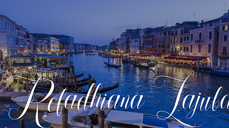 Refadhiana Lajuba Font