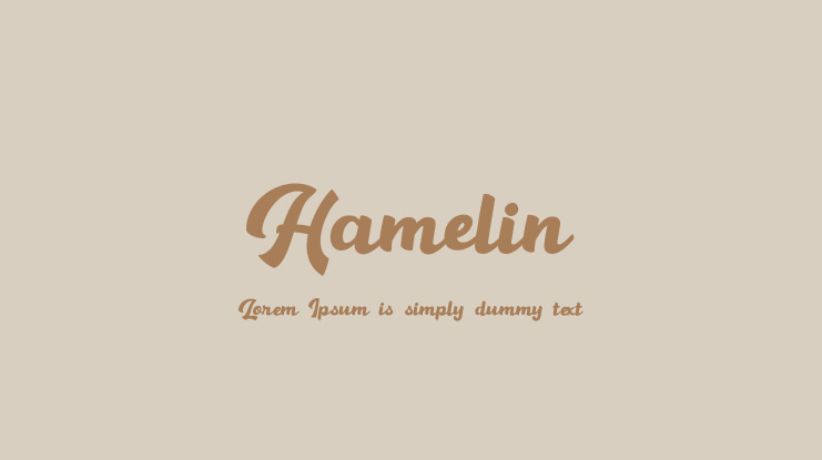 Hamelin Font