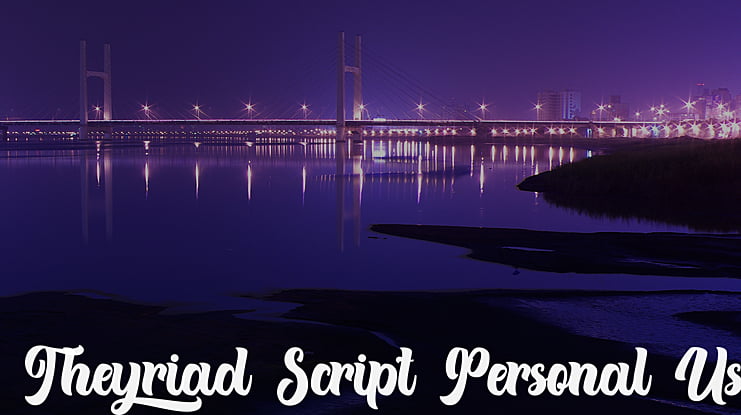 Theyriad Script Personal Use Font