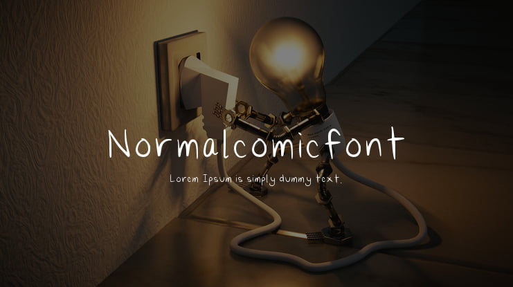 Normalcomicfont Font