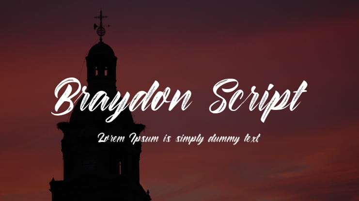 Braydon Script Font