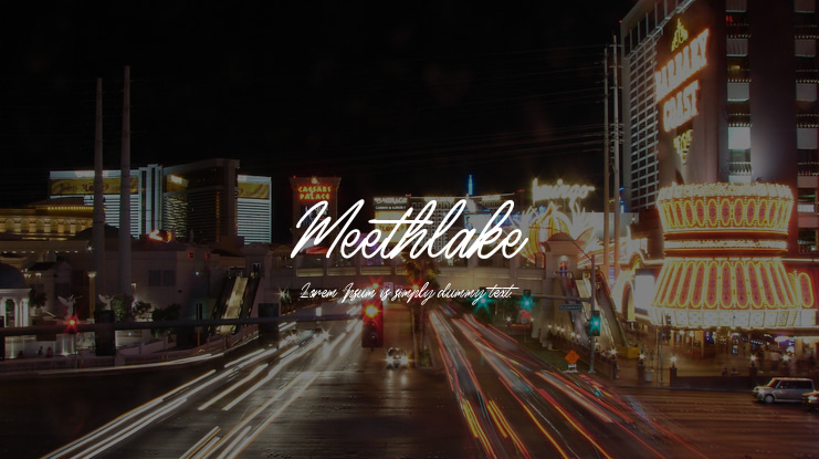 Meethlake Font