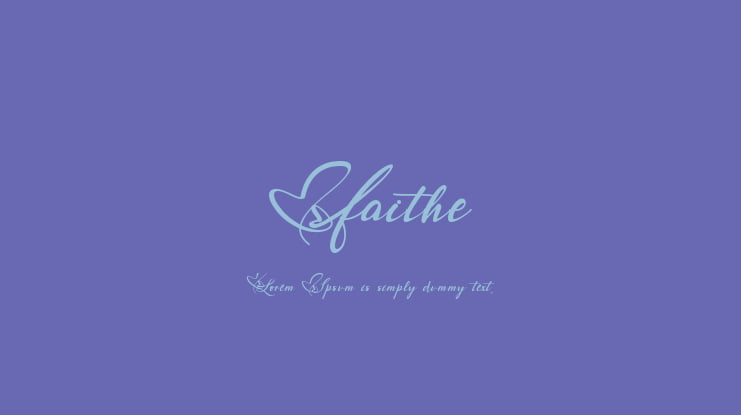 Faithe Font