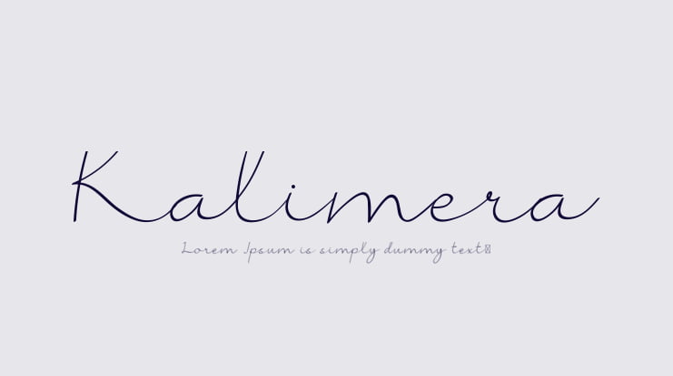Kalimera Font Family