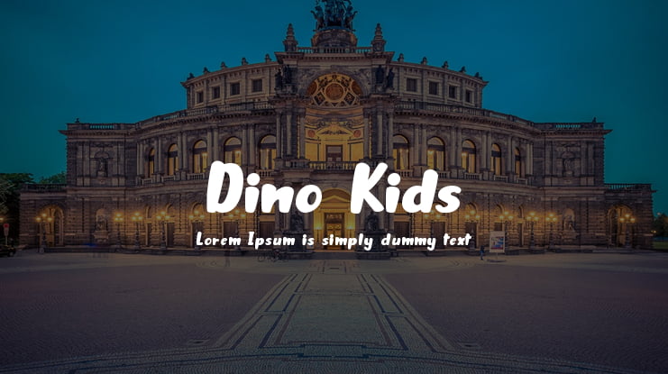 Dino Kids Font