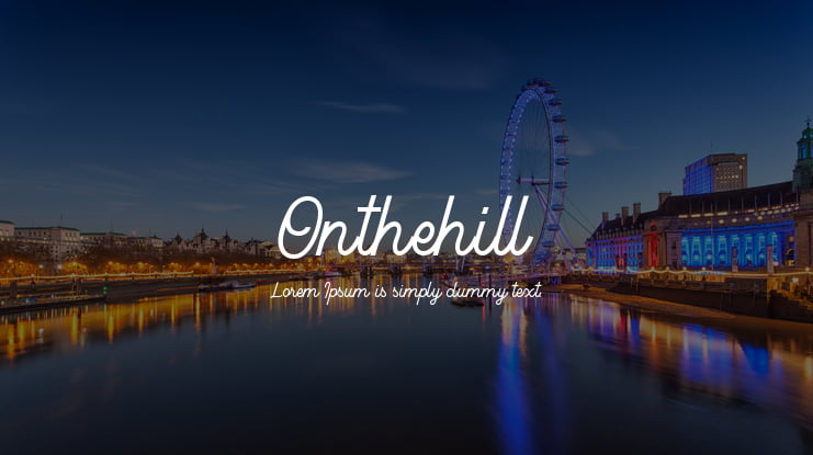 Onthehill Font