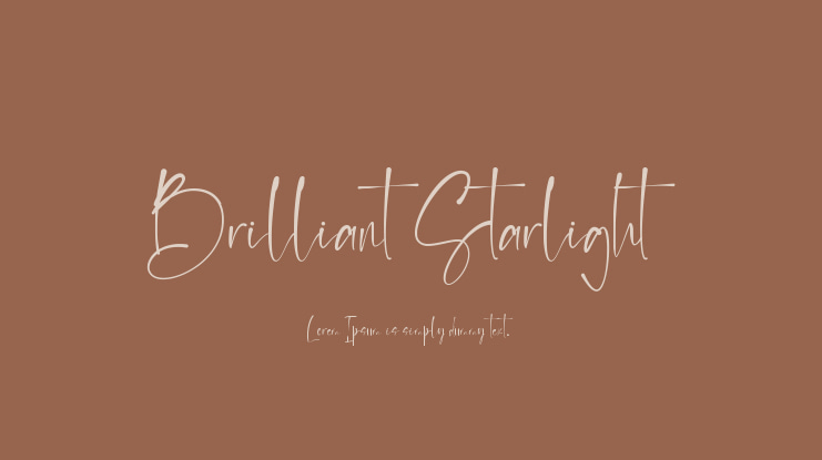 Brilliant Starlight Font