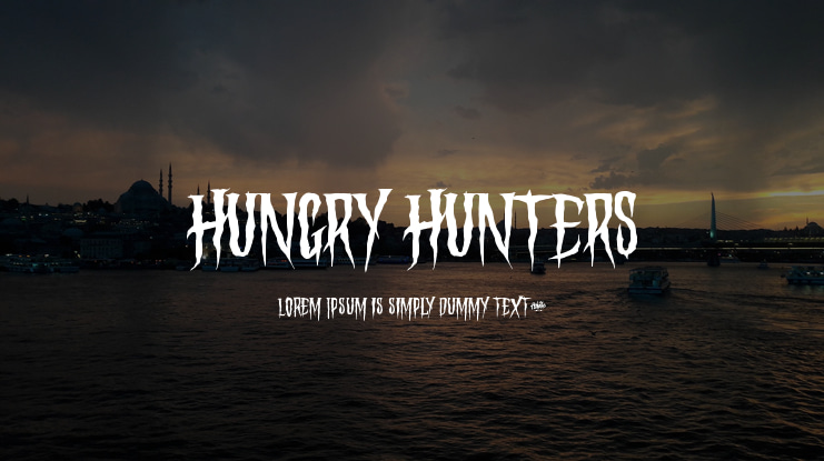 Hungry Hunters Font