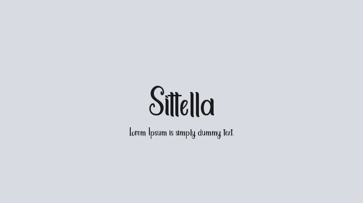 Sittella Font