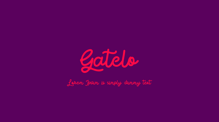 Gatelo Font