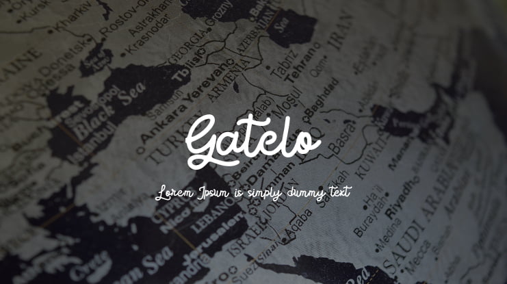 Gatelo Font