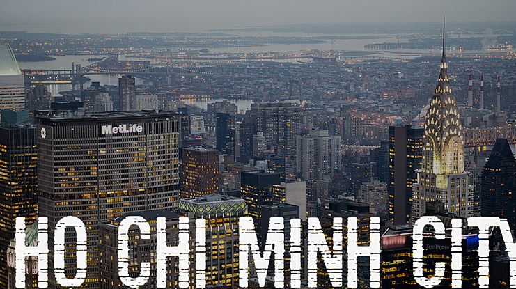 Ho Chi Minh City Font
