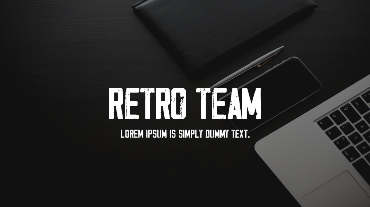 Retro Team Font