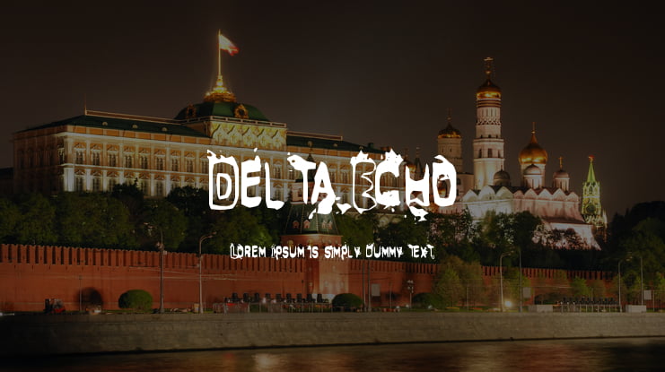 Delta Echo Font