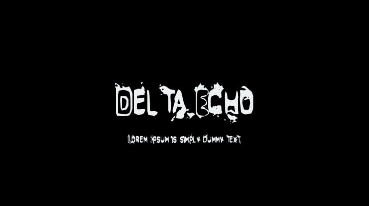 Delta Echo Font