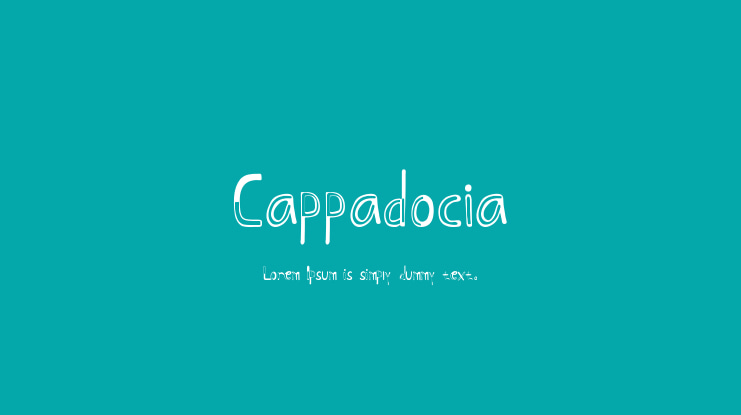Cappadocia Font