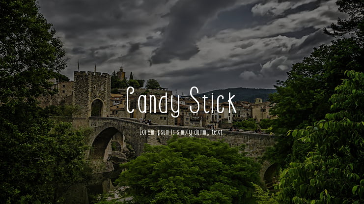 Candy Stick Font