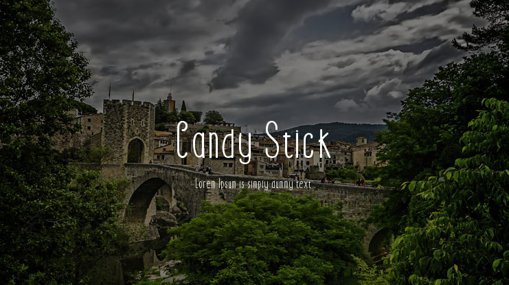 Candy Stick Font