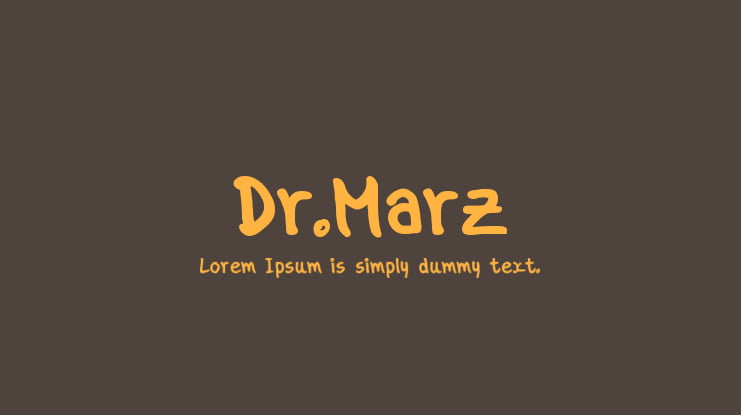 Dr.Marz Font Family