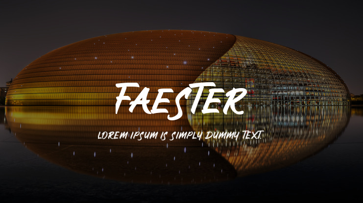Faester Font