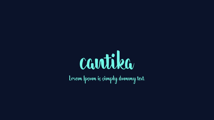 cantika Font