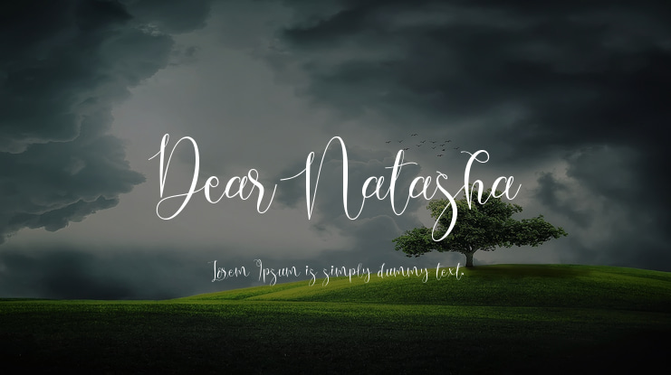Dear Natasha Font
