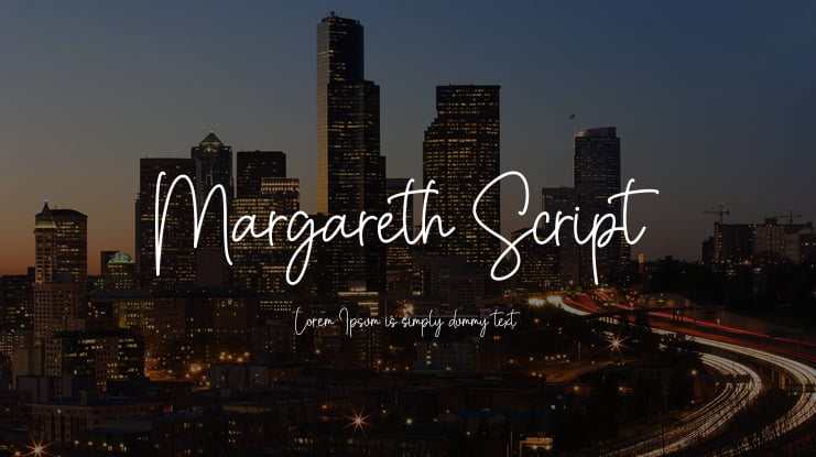 Margareth Script Font