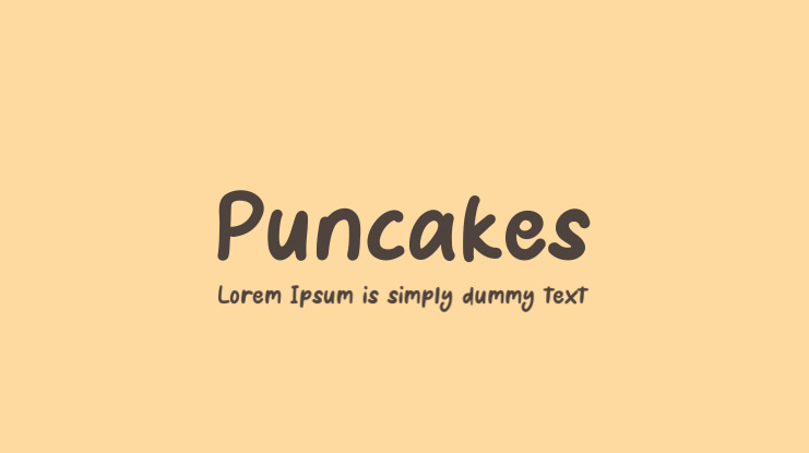 Puncakes Font