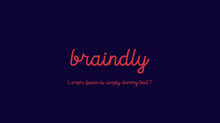 braindly Font