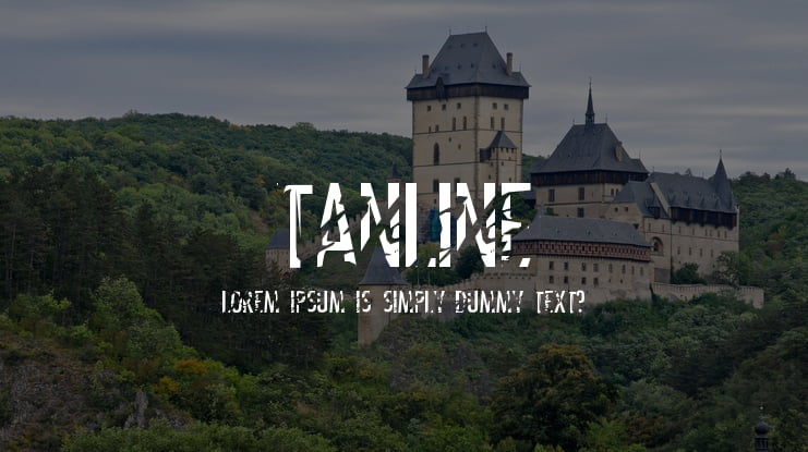 Tanline Font