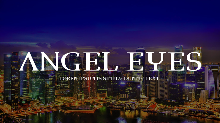 Angel Eyes Font Family