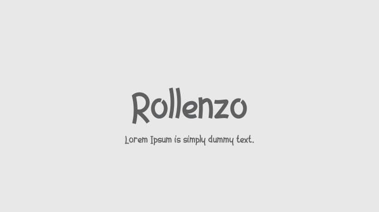 Rollenzo Font