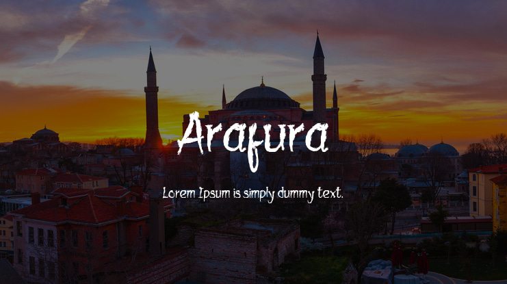 Arafura Font