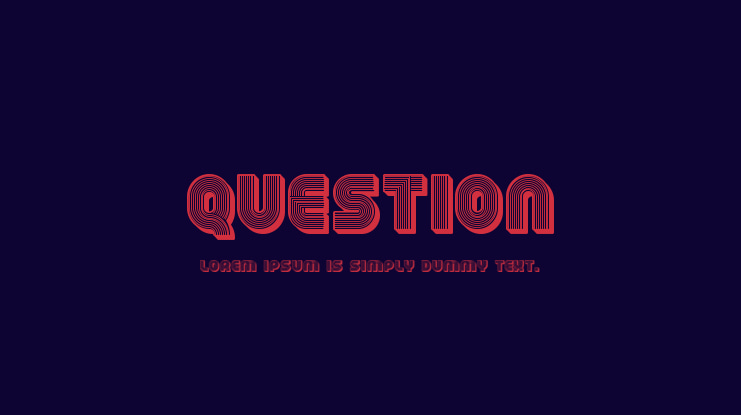 Question Font