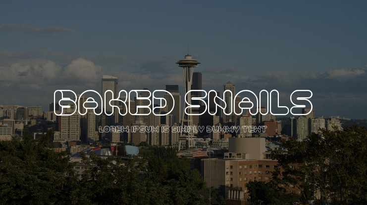 Baked Snails Font Family