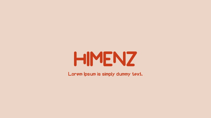 HIMENZ Font