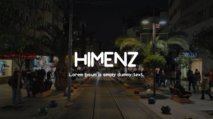 HIMENZ Font