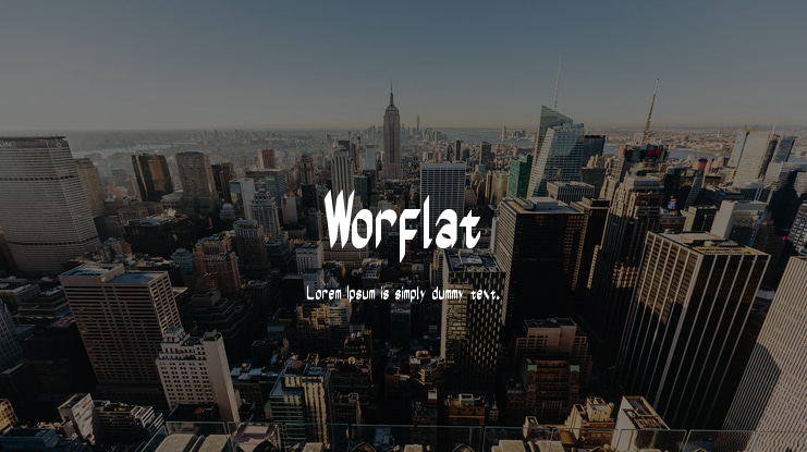 Worflat Font