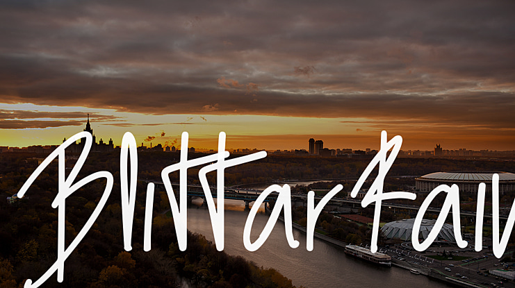 BlittarRain Font