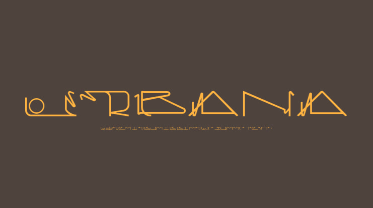 Urbana Font