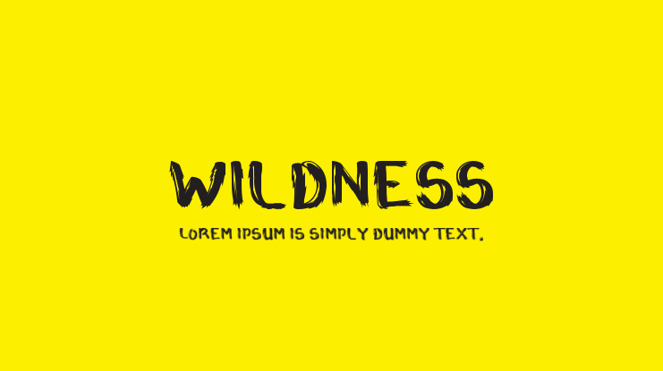 Wildness Font