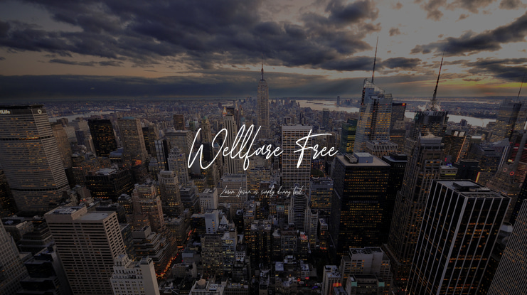 Wellfare Free Font