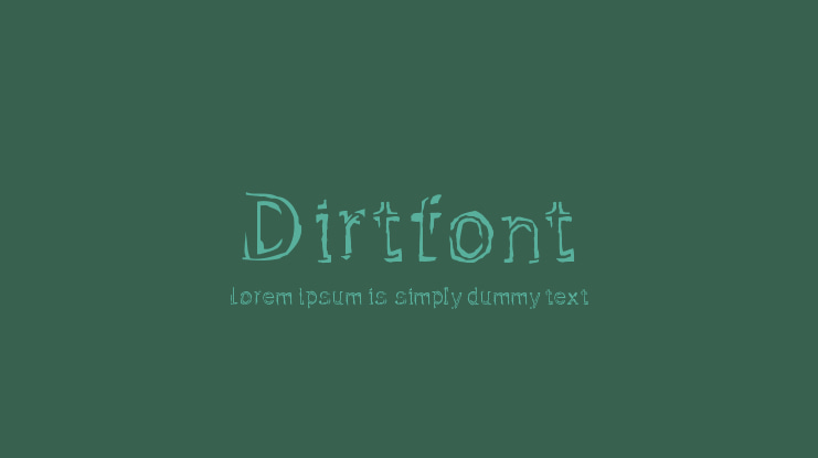 Dirtfont Font