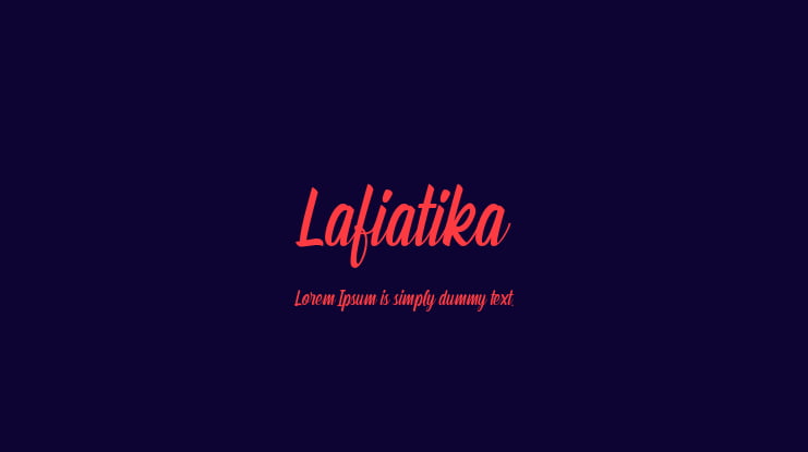 Lafiatika Font